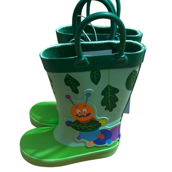 Toddler Kesi Rain Boots - Cat & Jack Green 7T - Picture 2 of 7